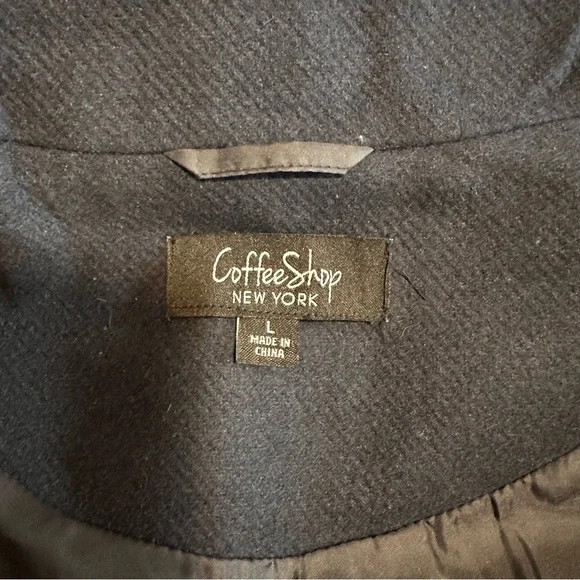 NWOT Coffeeshop- Emmalise Wool Jacket, size large - Picture 11 of 12